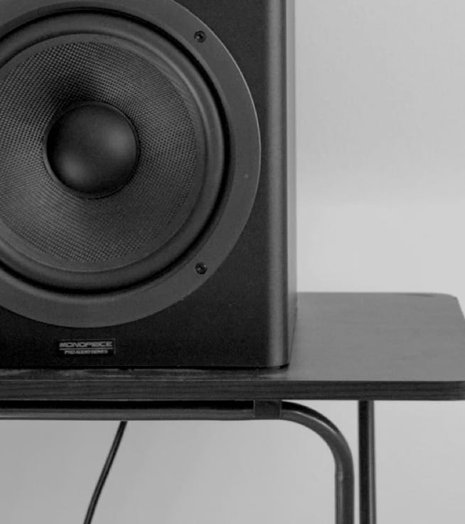 zx7 speakers on table